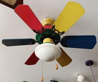 VENTILADOR TECHO COLORES